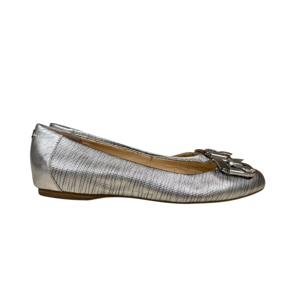 Alex Marie Women’s Silver Metallic Flats Size 8.5 - Picture 4 of 8